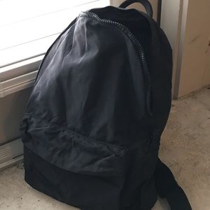 Brandy Melville John galt black cotton backpack